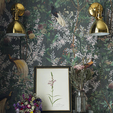 Load image into Gallery viewer, Royal Garden Grey Wallpaper