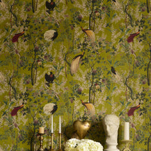 Load image into Gallery viewer, Royal Garden Green Wallpaper