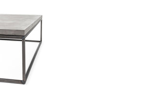 Perspective Concrete Rectangular Coffee Table