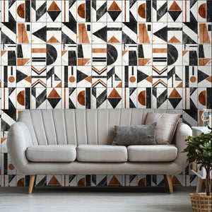 Soho Copper Wallpaper