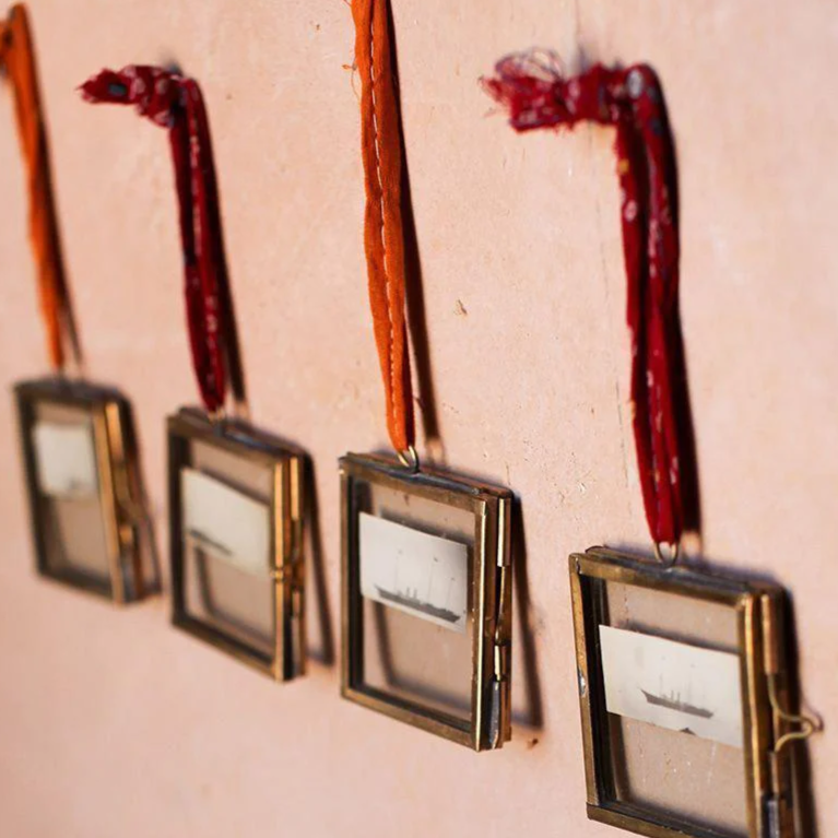 Tiny Brass Hanging Kiko Frame