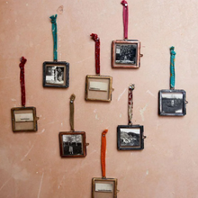 Load image into Gallery viewer, Tiny Brass Hanging Kiko Frame