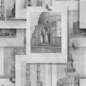 Arabian Monuments Neutral Wallpaper