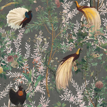 Load image into Gallery viewer, Royal Garden Grey Wallpaper