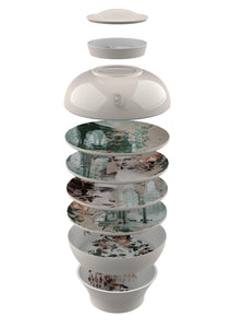 Faux Semblants Stackable Bowls & Plates Set | Alhambra