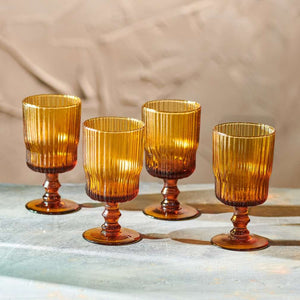 Fali Amber Wine Glass