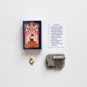 Matchbox Miniature Keepsake | Happy Birthday Music Box