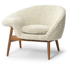 Load image into Gallery viewer, Fried Egg Lounge Chair White Sheepskin
