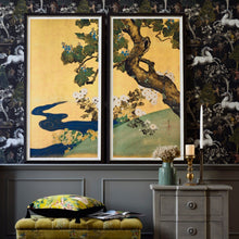 Load image into Gallery viewer, Framed Wall Art | Paulownias &amp; Chrysanthemums II