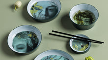 Load image into Gallery viewer, Faux Semblants Stackable Serving Bowl Set | Qing River