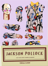 Load image into Gallery viewer, Make Your Own | Jackson Pollock Cut Out Puppet