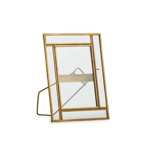 Load image into Gallery viewer, Brass Standing Photo Frame
