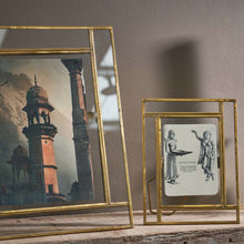 Load image into Gallery viewer, Brass Standing Photo Frame