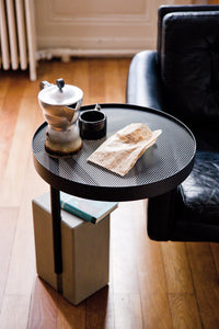 Twist Concrete Side Table