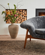 Load image into Gallery viewer, Fried Egg Lounge Chair Grey Sheepskin