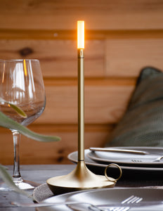 Wick Table Lamp | Brass